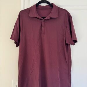 Men's Burgundy Polo Shirt